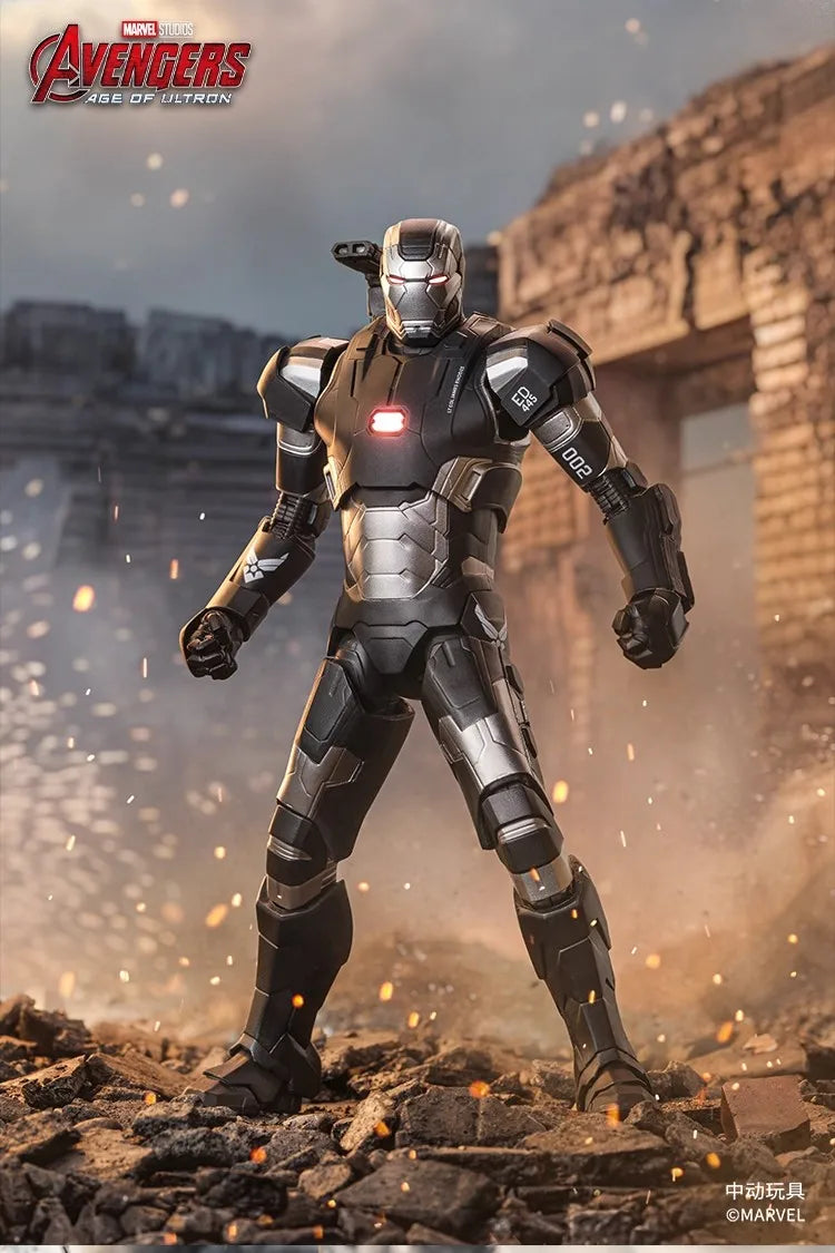 New ZD Toys Figure Model War Machine MK2 Iron Man Action Figure Model Doll Joint Movable Custom Kid collect Toy Birthday Gift