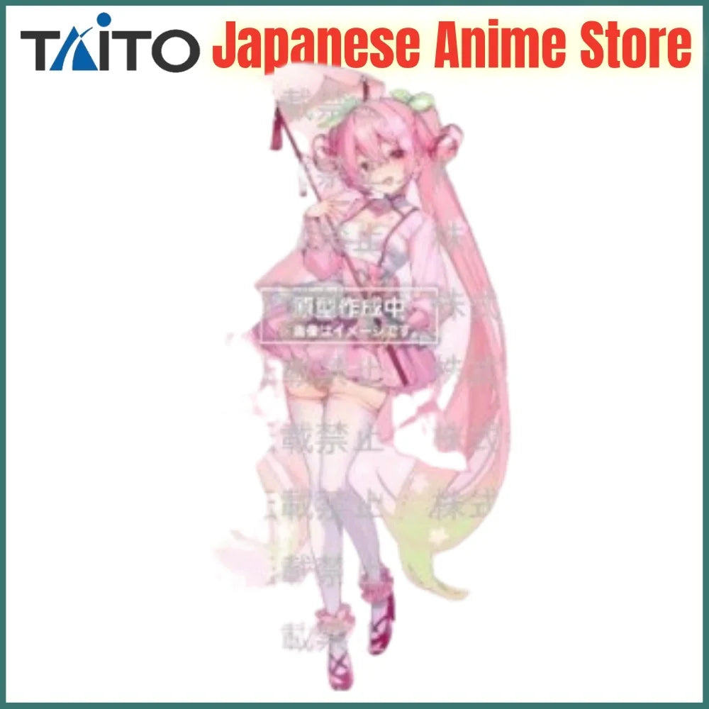 Original Taito Hatsune Miku Anime Miku Artist MasterPiece Anime Figure Action Figurine Model Figuarts Collector Decoration Toys