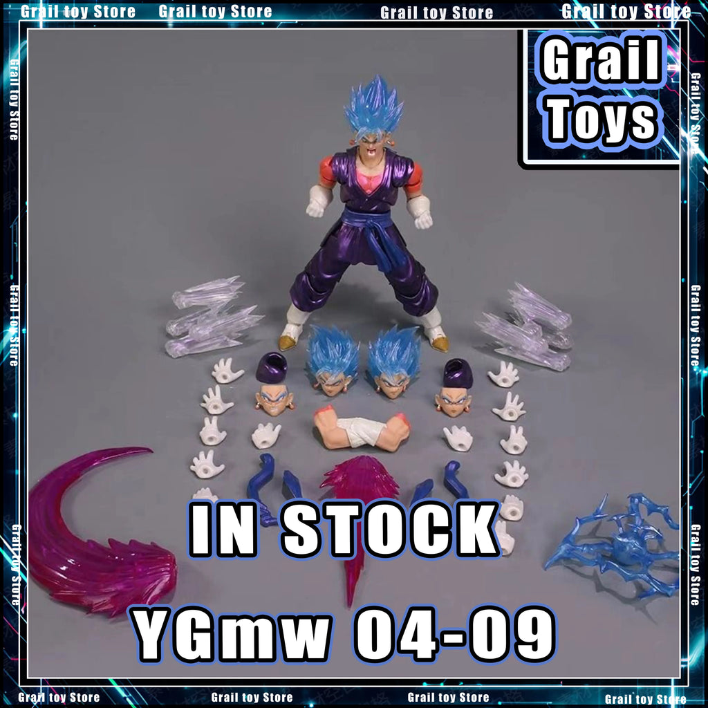 Original YGmw Studio OC Dragon Ball SHF Super Saiyan Fusion Warrior Vegito 07 Anime Action Figure Collectible Model Toy Gifts