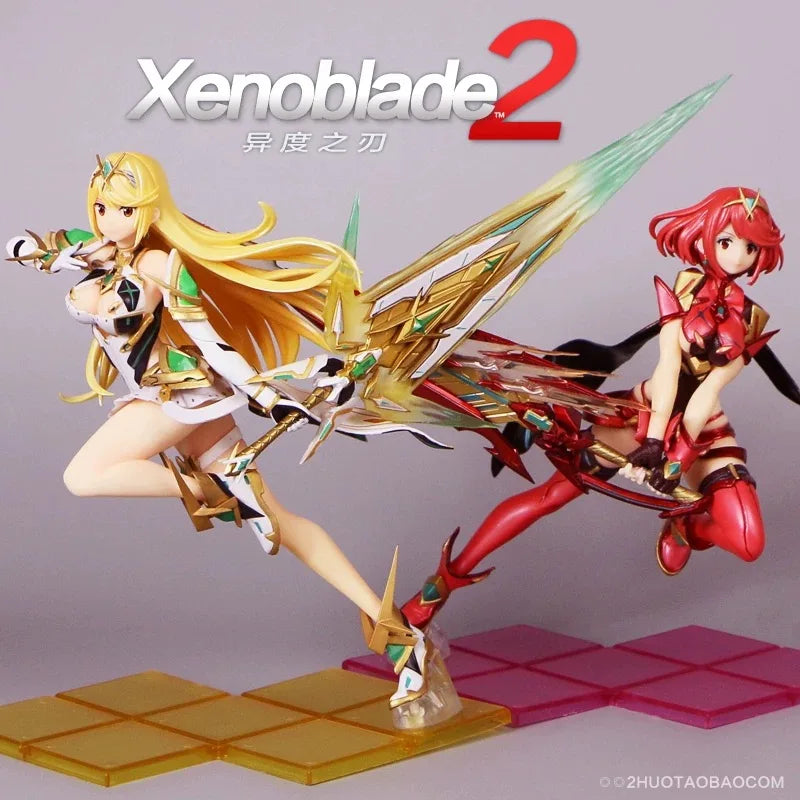 Chronicles Xenoblade  Anime Figure Mythra Pyra Action Figures Anime Figure Model Collect Toys Boy Figure Holy Grail Of Heaven