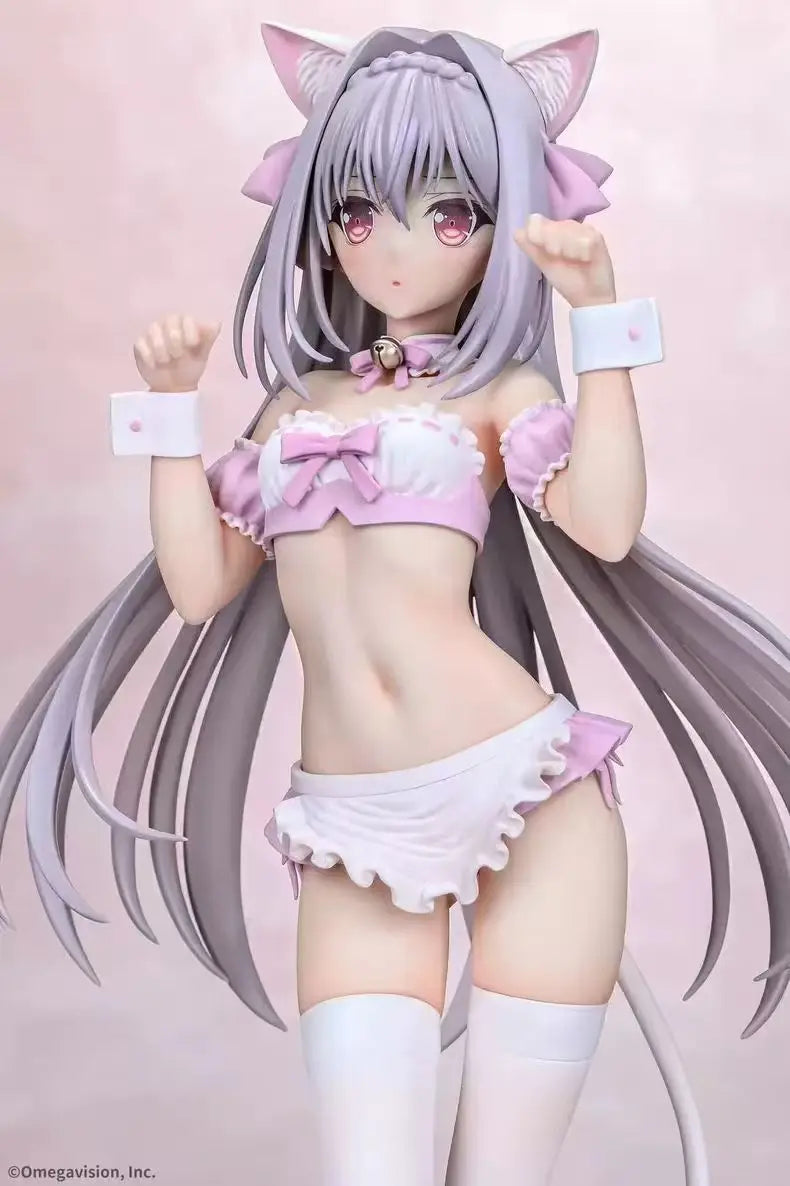 Omevision Sakuraguchi Temple Moon God Figure Cat Ear Maid Natural Color Statue Tsuki Ni Yorisou Otome No Sahou Otaku Otaku Gift