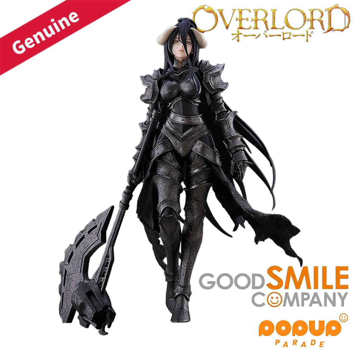 Original Genuine Good Smile Company Prepainted Pop Up Parade Overlord Albedo Armor Ver. L H=240mm Anime Figure Decoration Gift