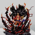 38cm One Piece Straw Hat Group Domineering Color Domineering Luffy's Limited GK Statue Figure Model