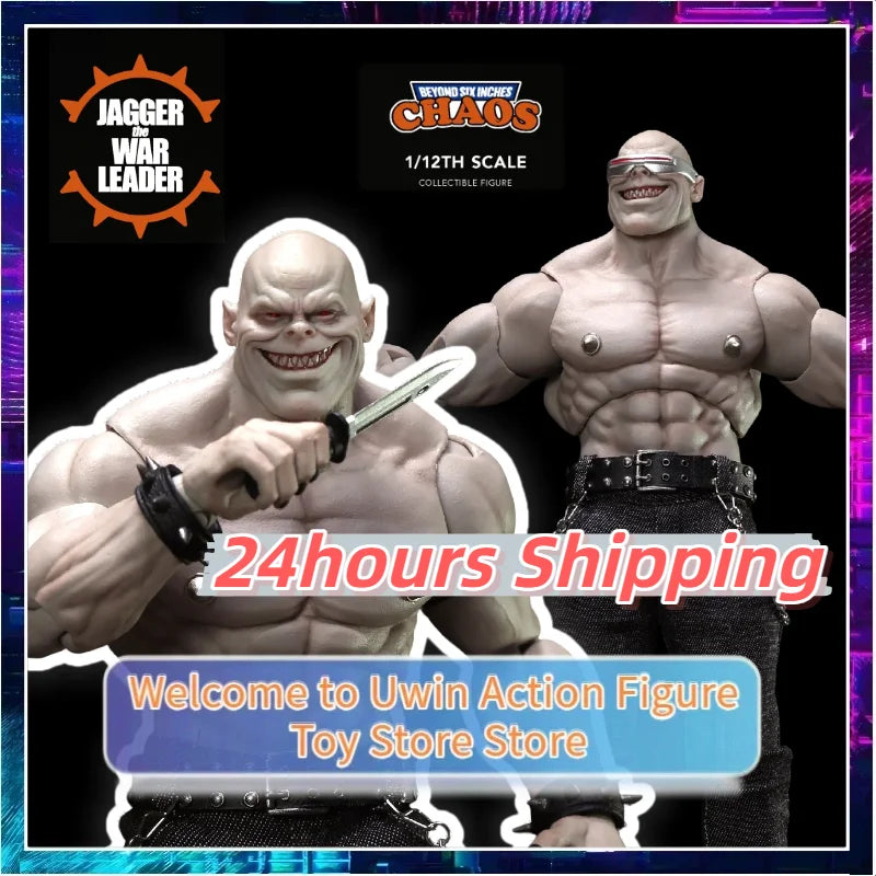 [24hours Shipping] Genuine CHAOS Studio CHAOS-003 1/12 Scale Jagger The War Leader Action Figure Model Toy Collection Gifts