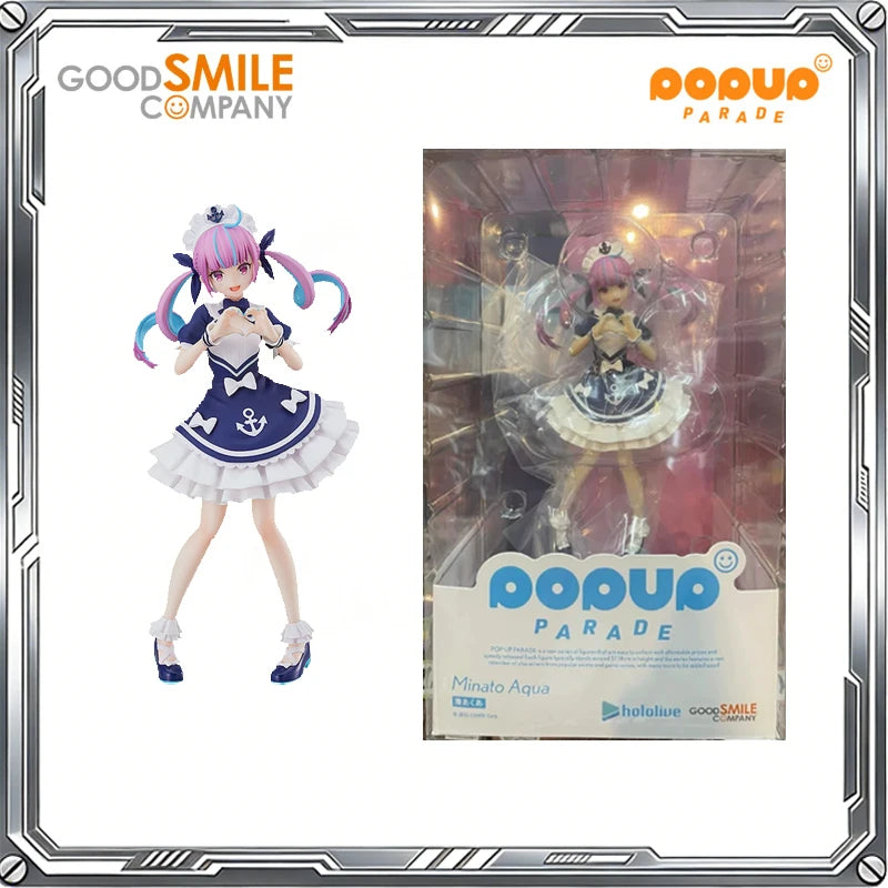 Good Smile Original POP UP PARADE hololive Anime Akai Haato Ookami Mio Aqua Sakamata Chloe Houshou Marine Action Figures Gift
