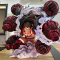 29 cm Luffy-Figur, One Piece Anime-Figur, Gear 4, Monkey D. Luffy, Actionfiguren, Himmelsmalerei, Statue, PVC-Sammlung, Modell, Kinderspielzeug