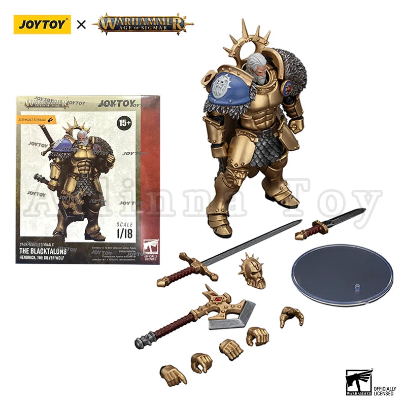 JOYTOY 1/18 Action Figure AGE OF SIGMAR Stormcast Eternals The Blacktalons Anime Collection Military Model