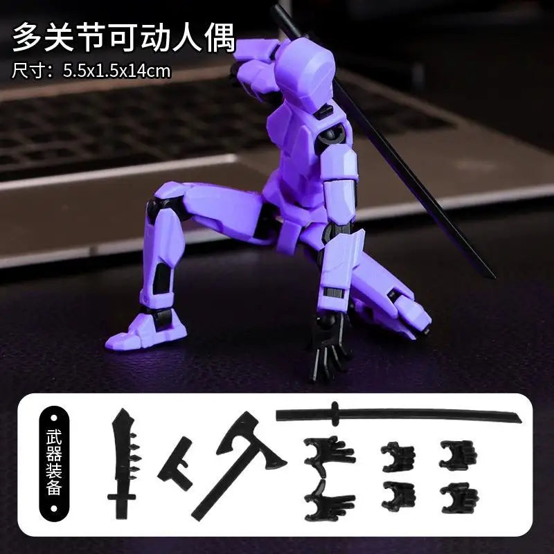 2025 Multi-jointed Action Figure 3d Printed Animation Modeling Assembly Movable 13 Body Movable Robot Toys Gifts For Children