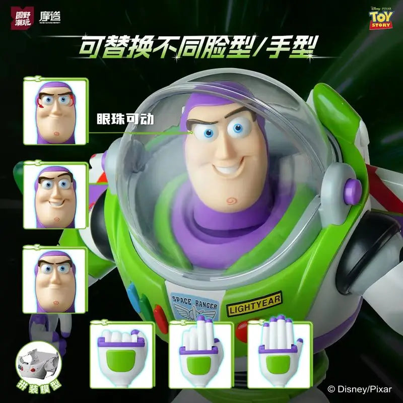 Genuine Hot Toy Story Buzz Lightyear Assembled Model Large Size Collection Ornament Surprise Birthday Gift Toy For Children