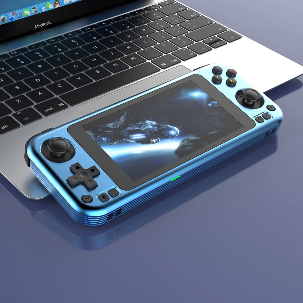 NEW R50pro Retro Handheld Game Console 5 inch IPS High definition Touch screen nostalgic Metal Body, 4000mAh Long battery Life