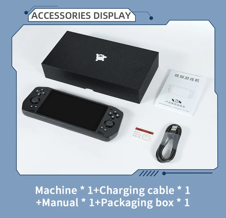 Android X28 Handheld Game Console 5.5 Inch IPS Screen HD Support TV Connection Wi-Fi 4GB RAM