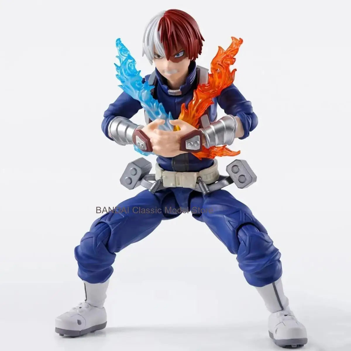 BANDAI S.H.Figuarts My Hero Academia Todoroki Shoto Action Figure - PVC Collectible Model Ornament Doll Toy Gift