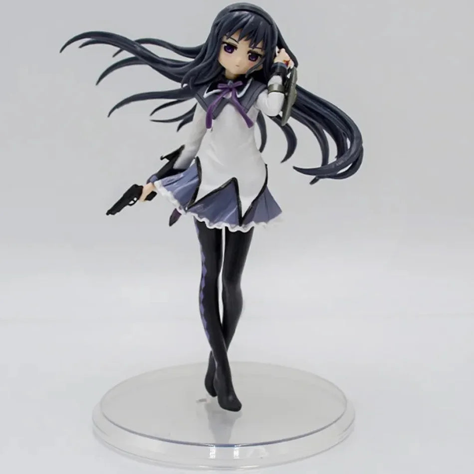 17cm PMMM Magical Girl Anime Figure Kaname Madoka Action Figure Kawaii Akemi Homura Figurine Cute Loli Collection Model Toy Gift