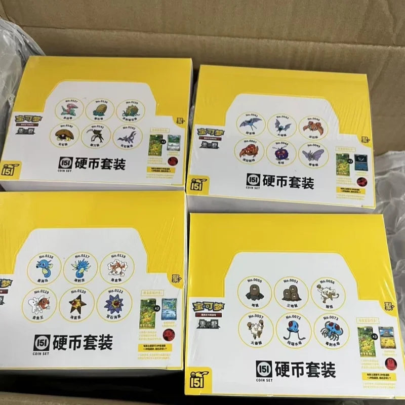 In Stock Original Collection Swap Card Game PTCG Simplified Chinese Version Zhu Zi Collection 151 Ju coin Set Collectibles card