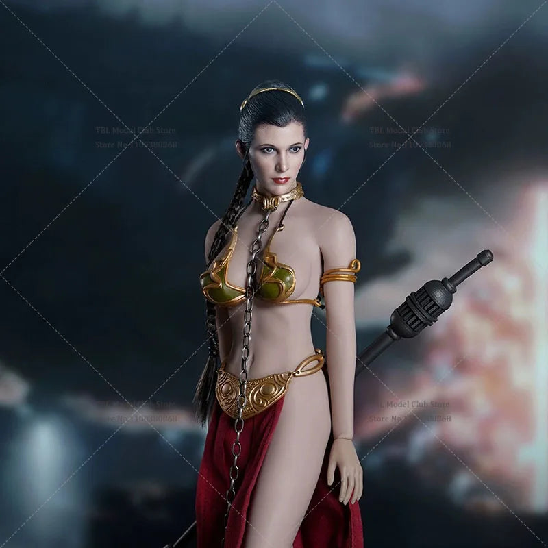 MT2021-08 1/6 Scale Leia Planet Princess Head Sculpture Clothes Accessories Set Fit 12'' PH S12D Female Action Figure Body