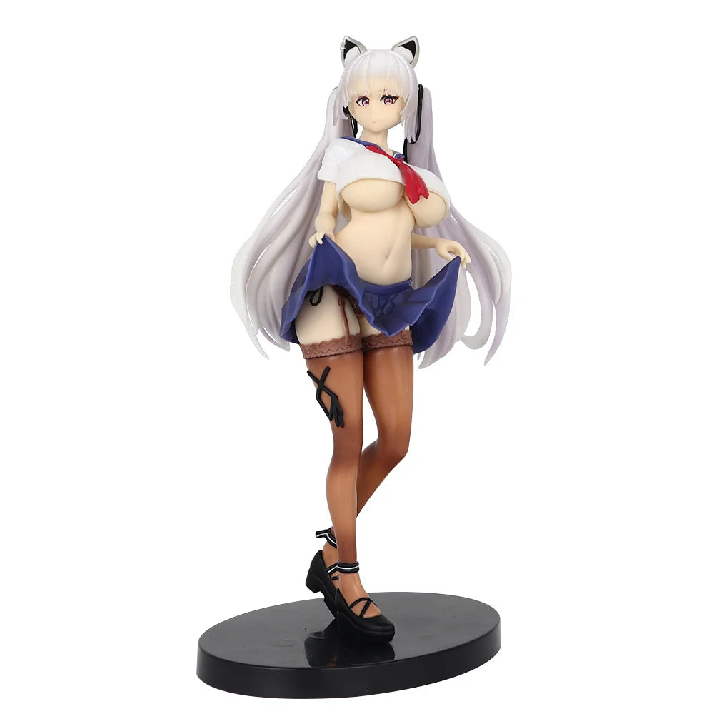 Alvina Cat Ear girl beautiful girl Cartoon Figure Model Statue Collection Desktop Decoration Ornament Toys gifts for fans