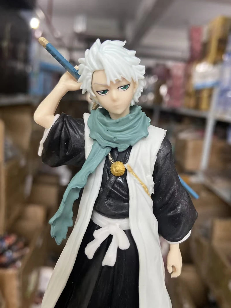 18.5cm BLEACH Anime Kuchiki Byakuya Action Figure Collectible Model Toys Japanese Dolls Hobbies Desktop Decorationss Boy Gifts