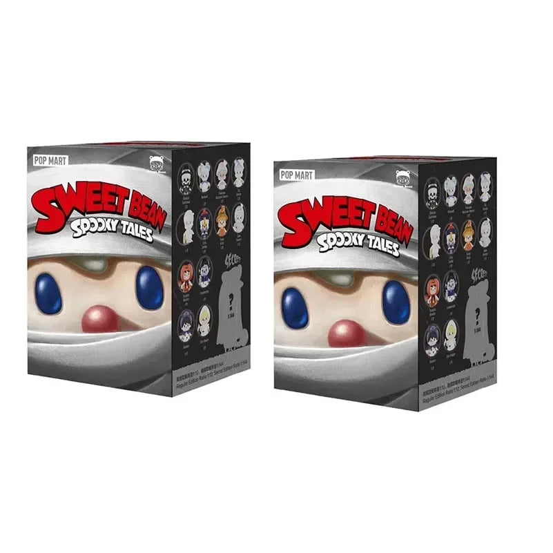 POP MART Sweet Bean Spooky Tales Series Blind Box Mystery Box Caixa Sorpresa Girls Anime Figures Cute Model Birthday Gift