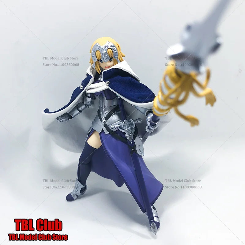 1/12 Scale Female Clothes Cloak Fate/Zero Joan of Arc Ruler Saber Japanese Anime For figma 6-inch Action Figure Soldier Scene