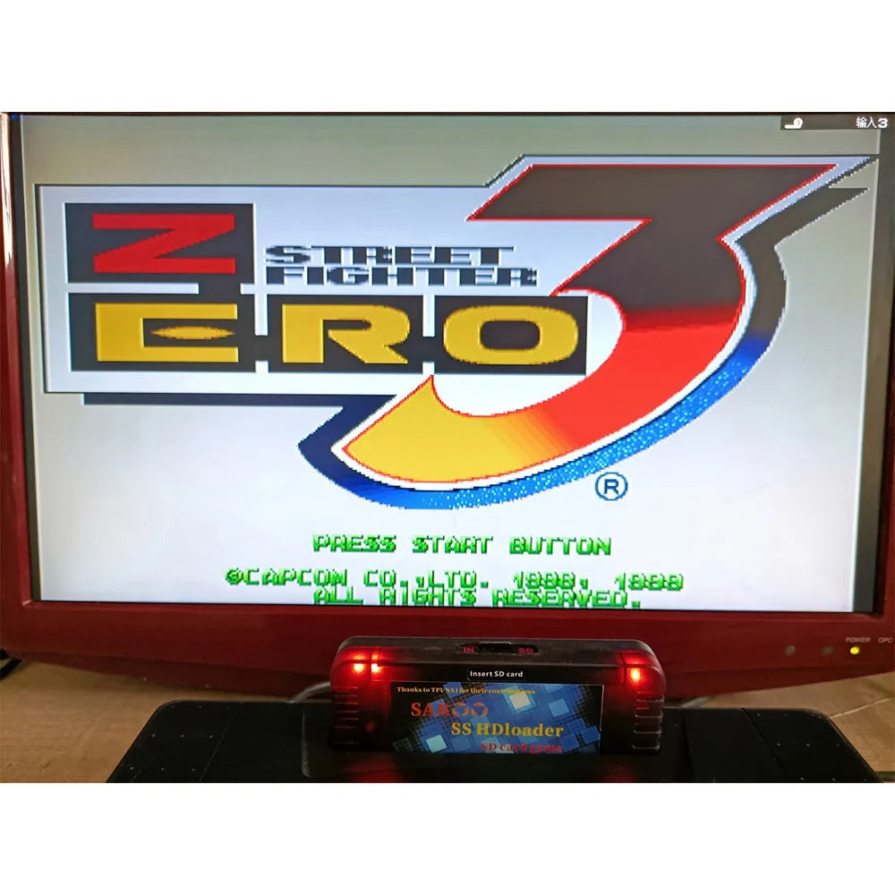 Saturn HD Loader SAROO Support English Menu SS Everdrive Cartridge Use TF Card Read ISO Adapter For SS Console