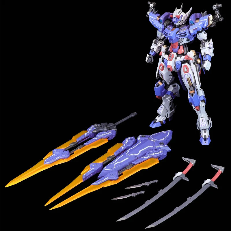 Original Holographic Translucent Valkyrie Assembly Model Action Figures Mecha Scp Process Toys Desktop Ornament Collectable Gift