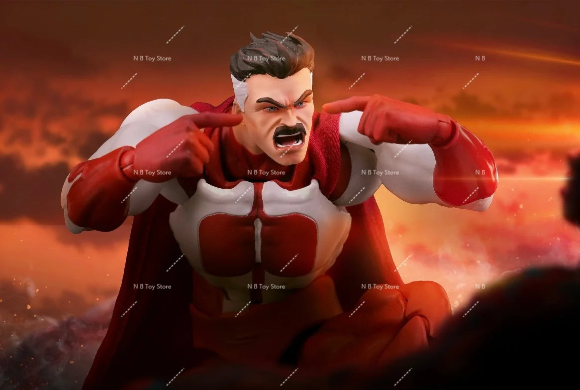 ZOOMRIG ZR-001 Omni-Man Anime Action Figures Invincible Figure Mark Grayson Statue PVC Figures Model Joint Movable Toys Gifts
