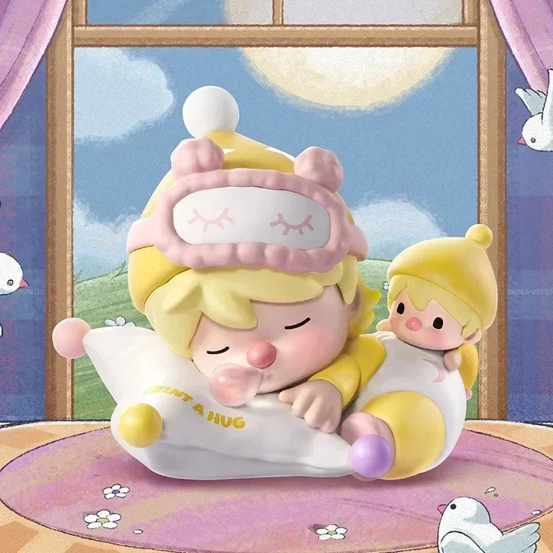 POP MART Sweet Bean I Want a Hug-Serie Blindbox-Spielzeug Kawaii Anime-Actionfigur Überraschungs-Mystery-Box Puppen Mädchengeschenk