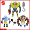 Spot Sale100% en Stock, Figura Original de Anime de Mattel Street Sharks, Dr. Piranoid, Streex, Big Slammu, 30.º Aniversarioin S