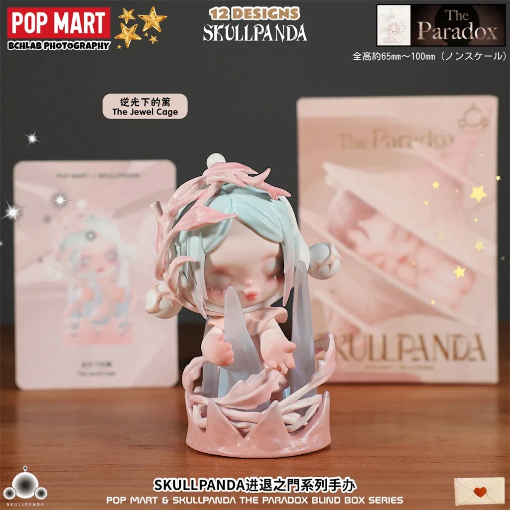 POP MART SKULLPANDA Die Paradox-Serie Blind Random Box Spielzeug Anime Actionfigur Caixa Surprise Mystery Box Puppen Mädchen Geschenk