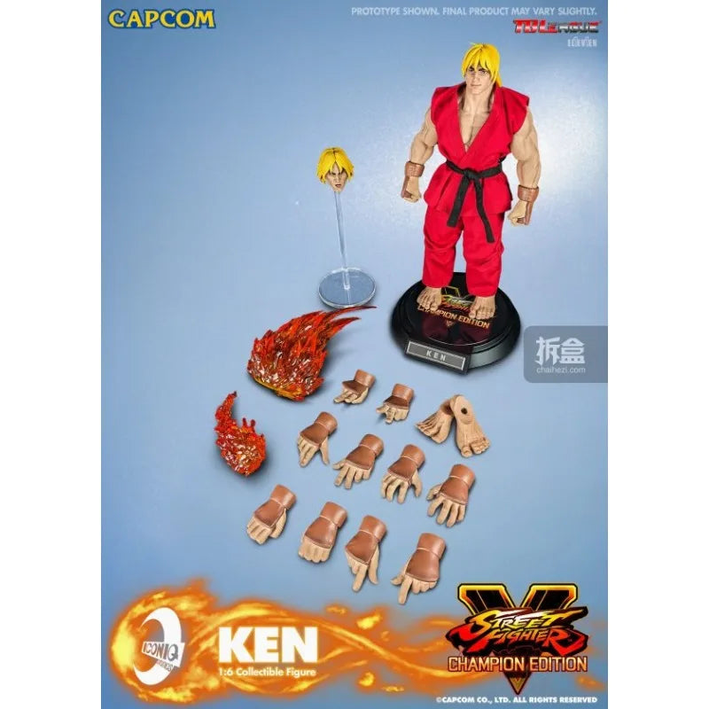 ICONIQ STUDIO Original 1/6 Finished Movable Exquisite Doll Series Street Fighter V Anime Long Toys Model Festival Gift for Boys