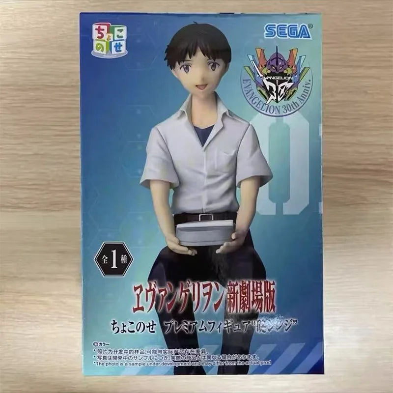 SEGA In Stock Evangelion Shin Gekijouban Ikari Shinji Premium Chokonose Figure in stock Model kit originaI garage kit Kawaii