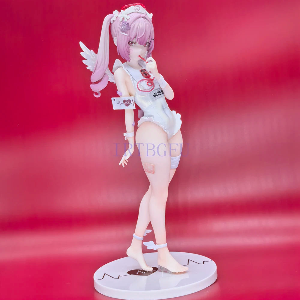 Two Colour Tsukuyomi Riko Trainee Nurse Bibi Buttons 1/6 Girl Toy Chinese Anime PVC Action Figure Toy Game Collection Model Doll