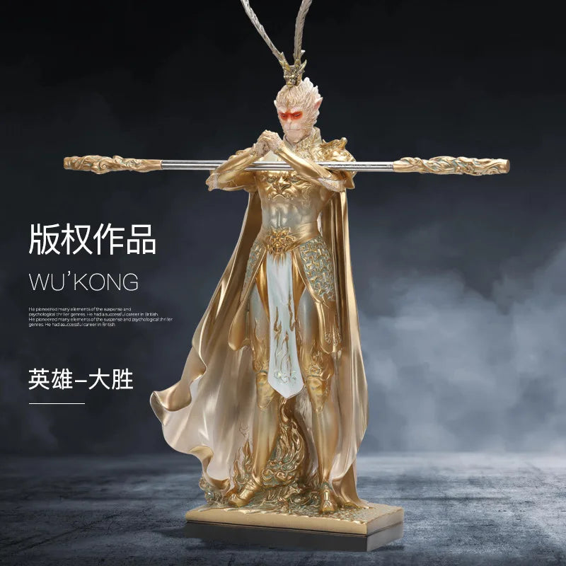 Battle Buddha Sun Wukong Art Deco Great Sage Living Room TV Cabinet for Home Decor Office or Housewarming Gift New Home