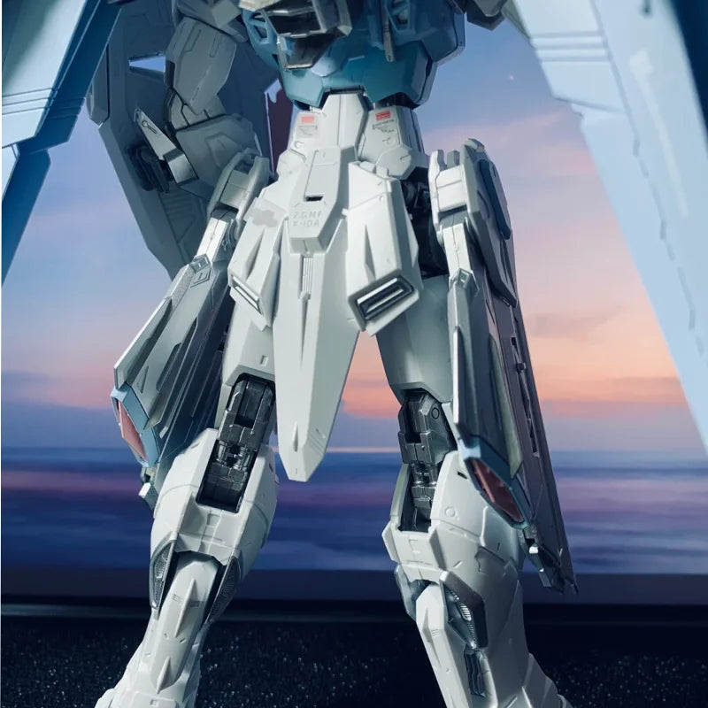 1/100 Mg Freedom  2.0 Tiffany Blue Macaron Custom Paint Version Plastic Assembly Model Kit  Action Figures Boy'S Puzzle Toy Gift