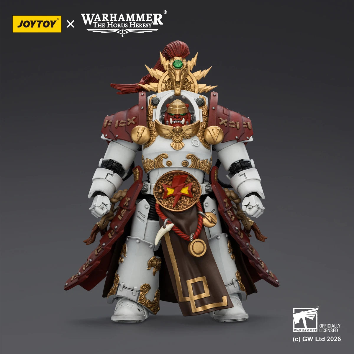 【Pre-sale】JOYTOY Warhammer 40K White Scars Qin Xa - Master of The Keshig 1/18 Action Figure Model Toy