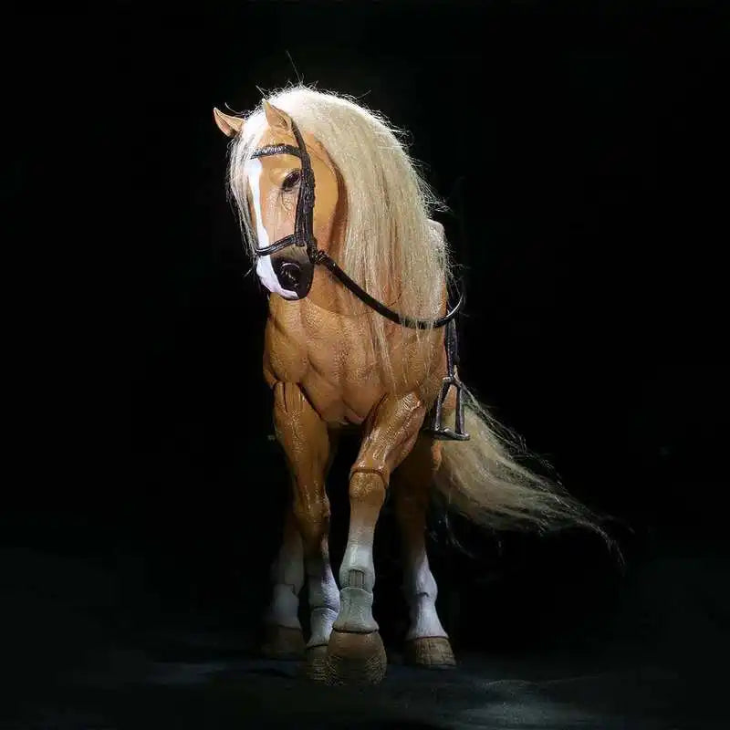 In Stock Authentic Fish Toys 1/12 Wasteland Series Basic Piebald Horse Mount Articulated Action Figure Animal Toy