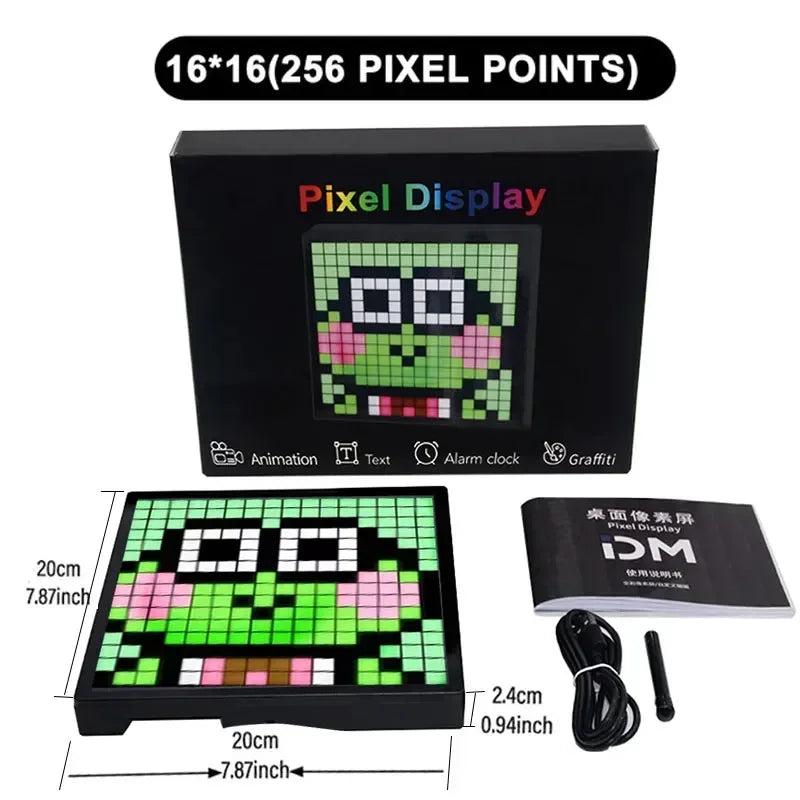 Smart LED Matrix Pixel Display RGB DIY Graffiti Bluetooth App Control Art Display Für Gaming Zimmer Dekor Cool Animation Rahmen 