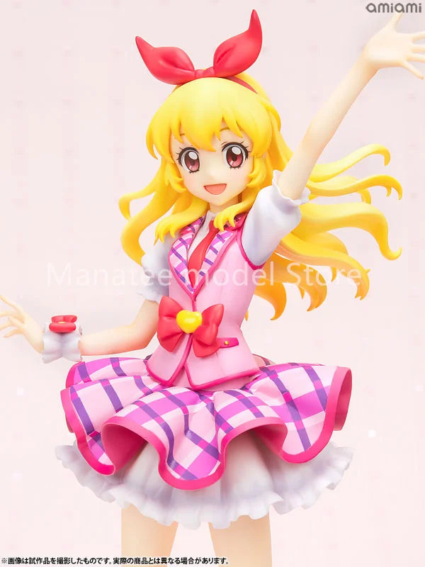 MegaHouse Original Lucrea Aikatsu! Ichigo Hoshimiya Pink Stage Coord PVC Action Figure Anime Model Toys Collection Doll Gift