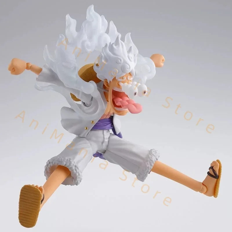Shf Monkey D Luffy Gear 5 NIKA екшън фигурка Аниме ONE PIECE Luffy фигурка подвижни стави колекция модели играчки подарък за рожден ден