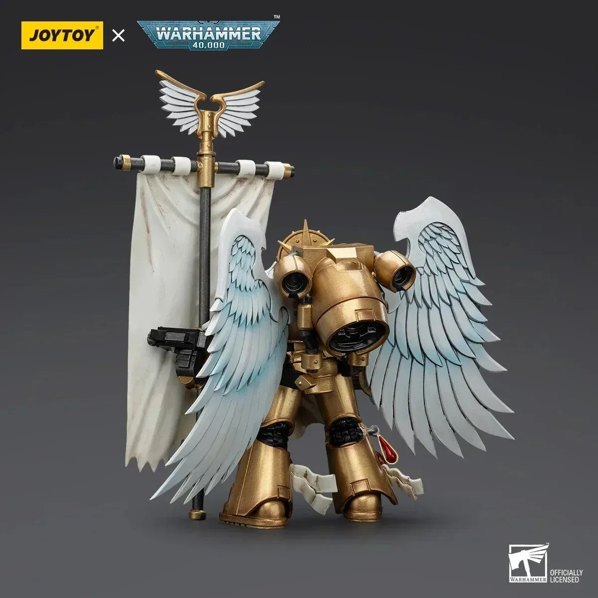 [IN STOCK] JOYTOY Warhammer 40k 1/18 Action Figures Blood Angels Sanguinary Guard Sanguinary Ancient Model Toy Boy Gifts