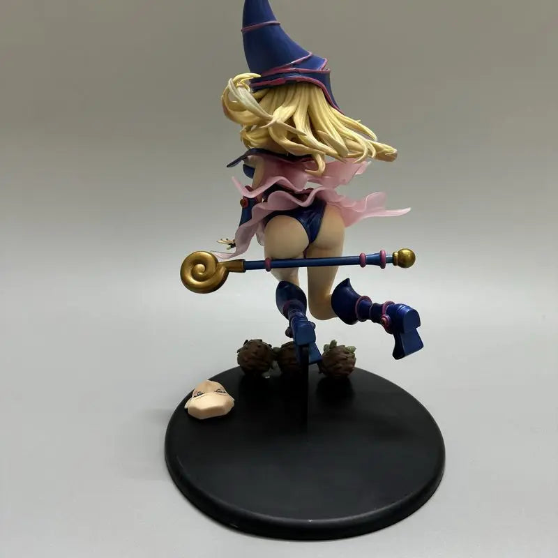 Yu Gi Oh Dark Magician Girl Gk Figure With Kuriboh Replaceable Face Anime Game Statue Desktop Decor Collectible For Anime Fans