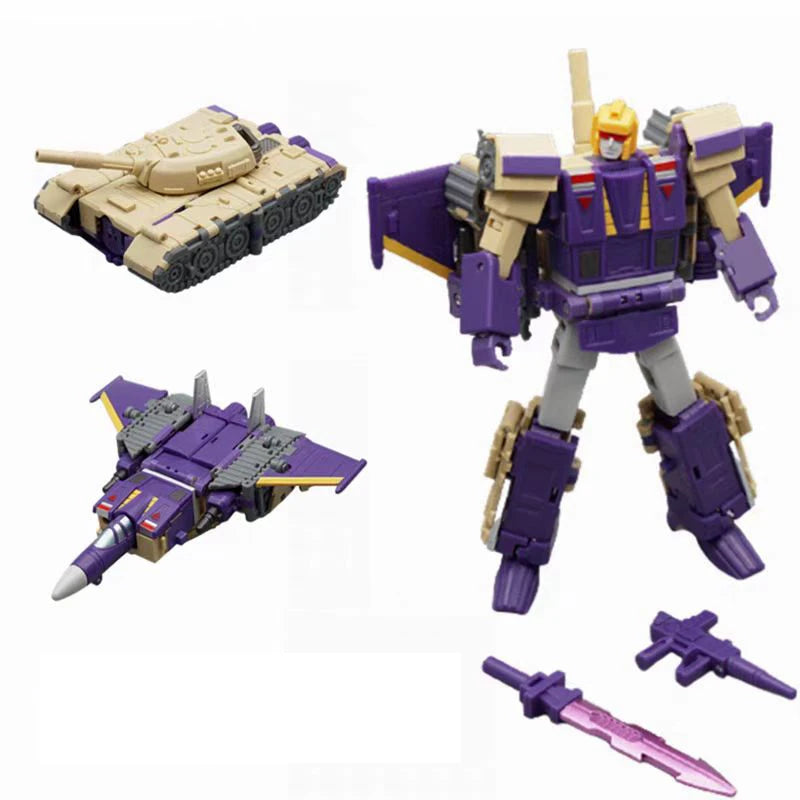 Blitzwing Thunderbolt Transformation MFT MS28 MS-28 Mini Pocket Action Figure Robot Model Collection Deformed Toys Gift