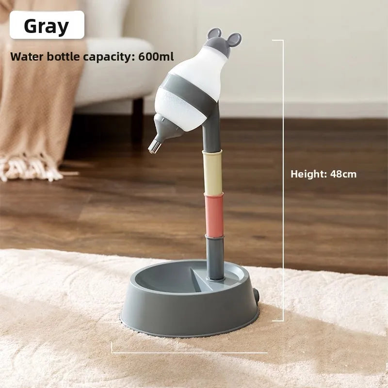 Auatic Hanging Dog Waterer No Wet Mouth Pet Drinking Fountain Cage Feeding Bowl Watering Pot Hipidog Pet Supplies