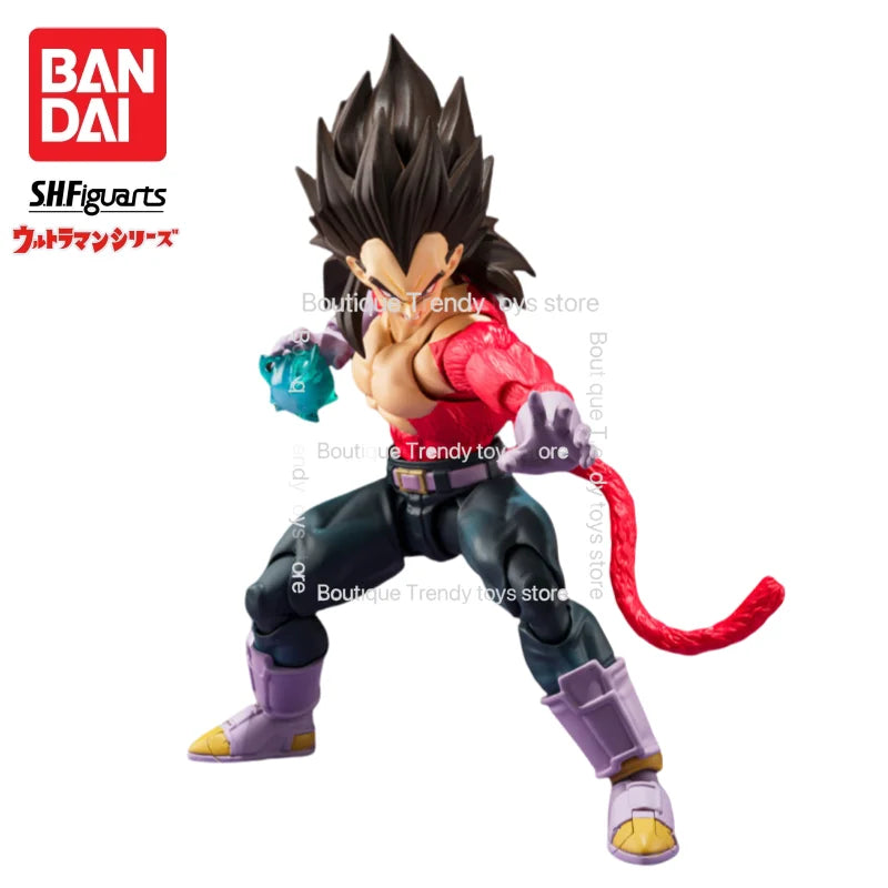 In Stock Bandai S H Figuarts Original Dragon Ball Vegeta IV Doll Brand New Boxed Action Figure Anime Characters Model Garage