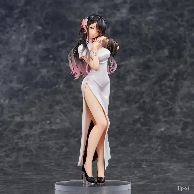In Stock Original UnionCreative Healing White Cheongsam Sister Figure Model Anime Toys Gift Collection Series