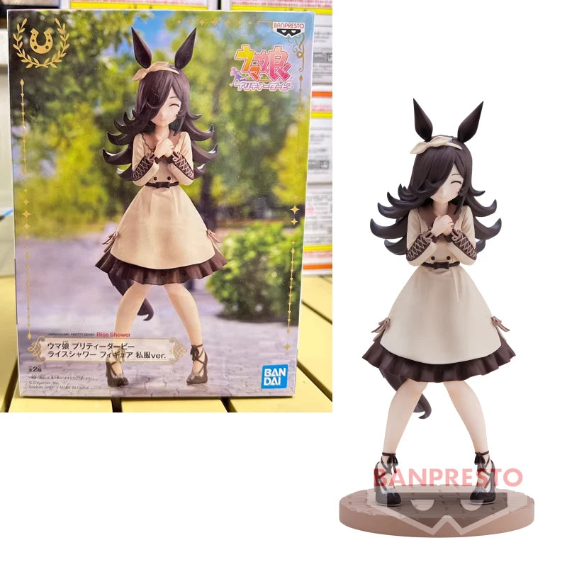 Fast Shipping Bandai Anime Pretty Derby BANPRESTO Special Week Rice Shower Silence Suzuka Tokai Teio Original Model Toys Figure