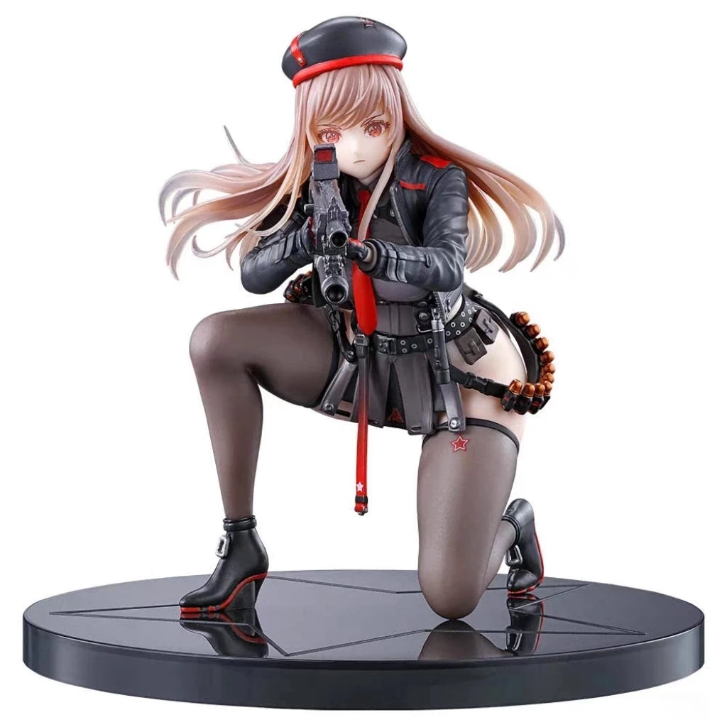 Nikke: Goddess of Victory Rapi Figure Pink Hair Military Outfit Snow Scene 12cm Sexy Maid Movable PVC Swimsuit Favorite Toy Gift