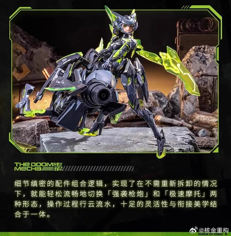 AniMester Original Nuclear Gold Rekonstruktion und Montage Serie Sun Shangxiang1/12 Anime Action Figure Montage Modell Spielzeug