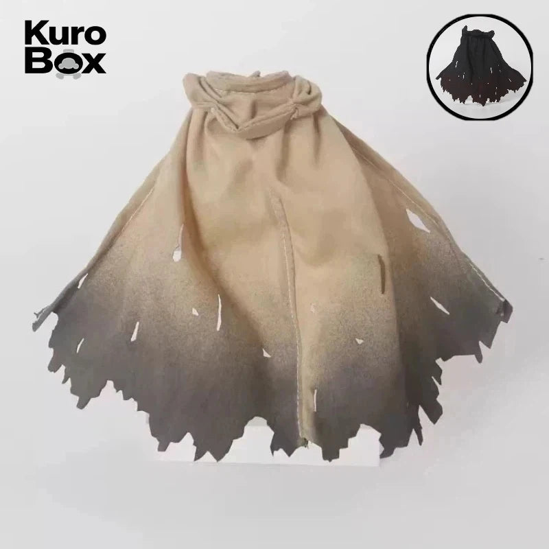1/12 Scale Tactical Fabric Cloak Cape with Wire for Figma SHF Mecha Girl Action Figures Doll Outfit Display Accessories