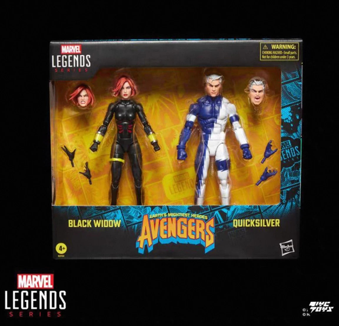 【Pre-sale April 2026】New Original Hasbro Marvel Legends Series BLACK WIDOW/QUICKSILVER Action Figures Gift Toys Model